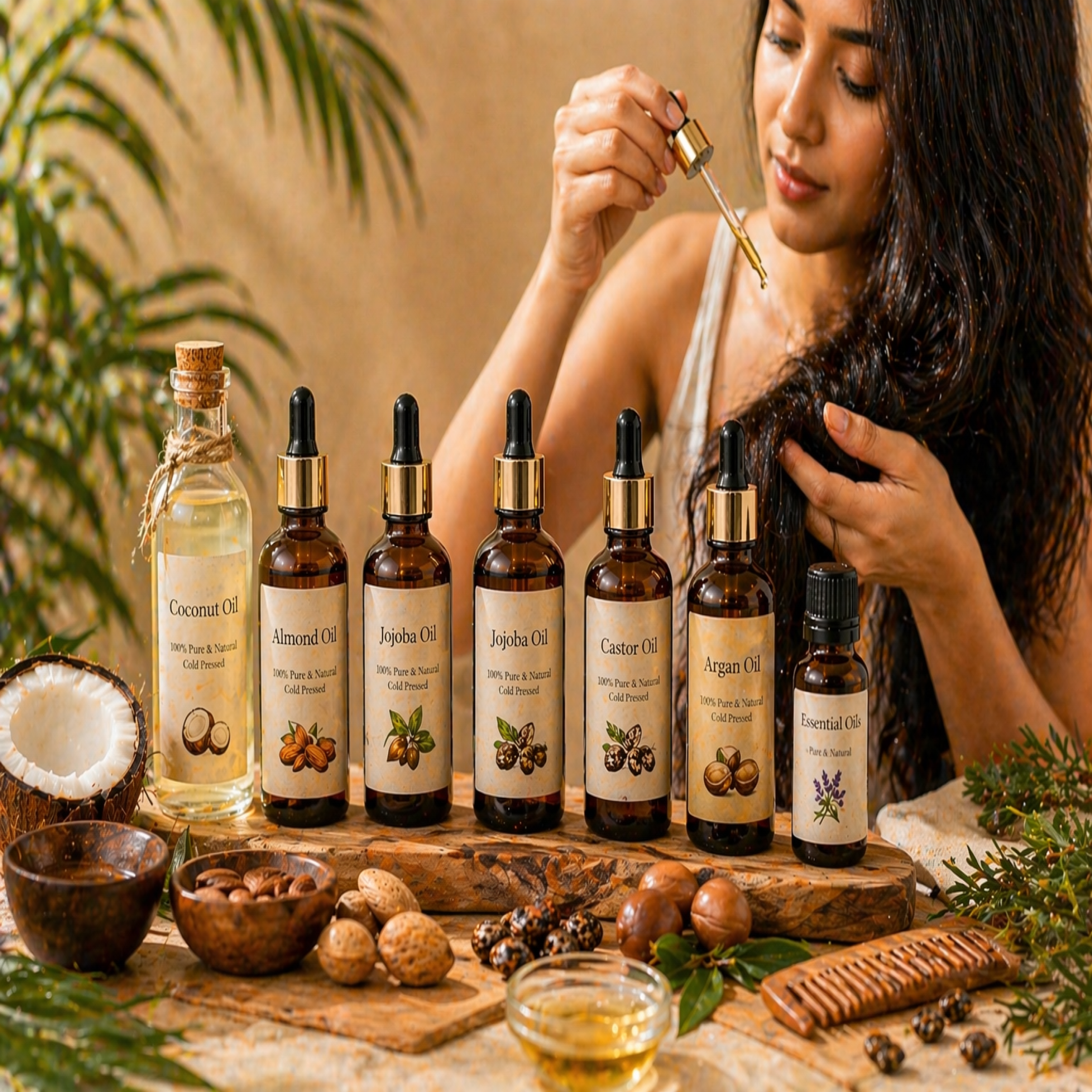Hair Care Strengthening Oil Blend