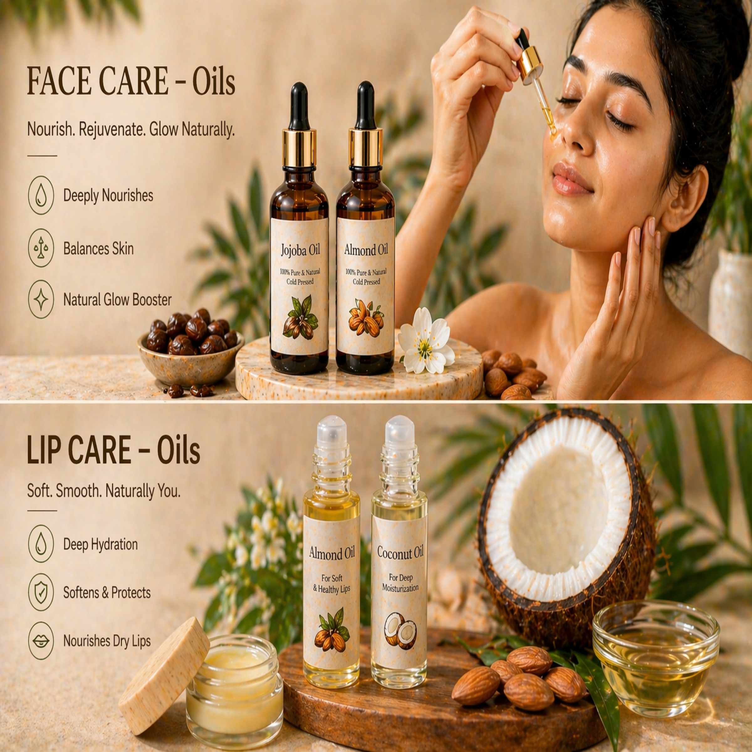 Face & Lip Care Nourishing Oil Blend