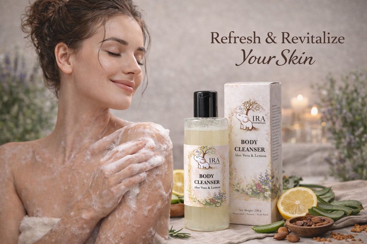 Body Cleanser – Aloe Vera & Lemon