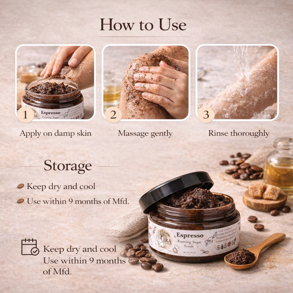 Espresso-Foaming Whipped Sugar Scrub