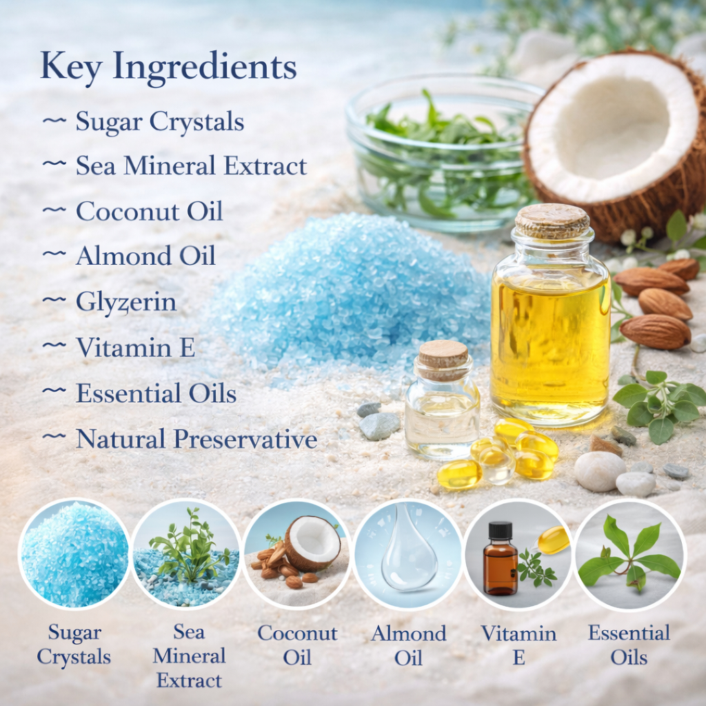 Ocean Breeze – Foaming Sugar Scrub