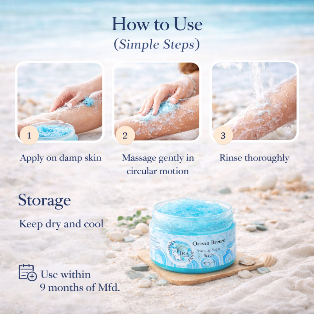 Ocean Breeze – Foaming Sugar Scrub