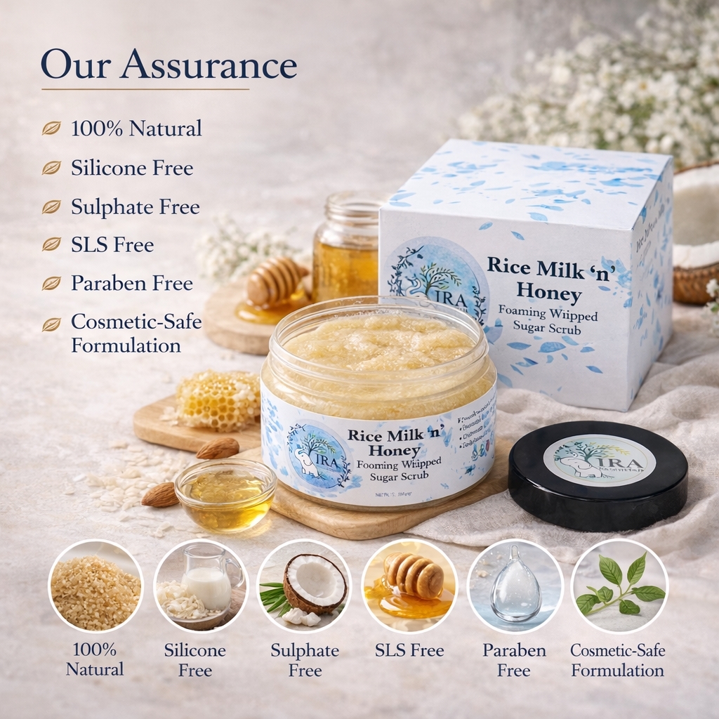Rice Milk ’n’ Honey – Foaming Whipped Sugar Scrub