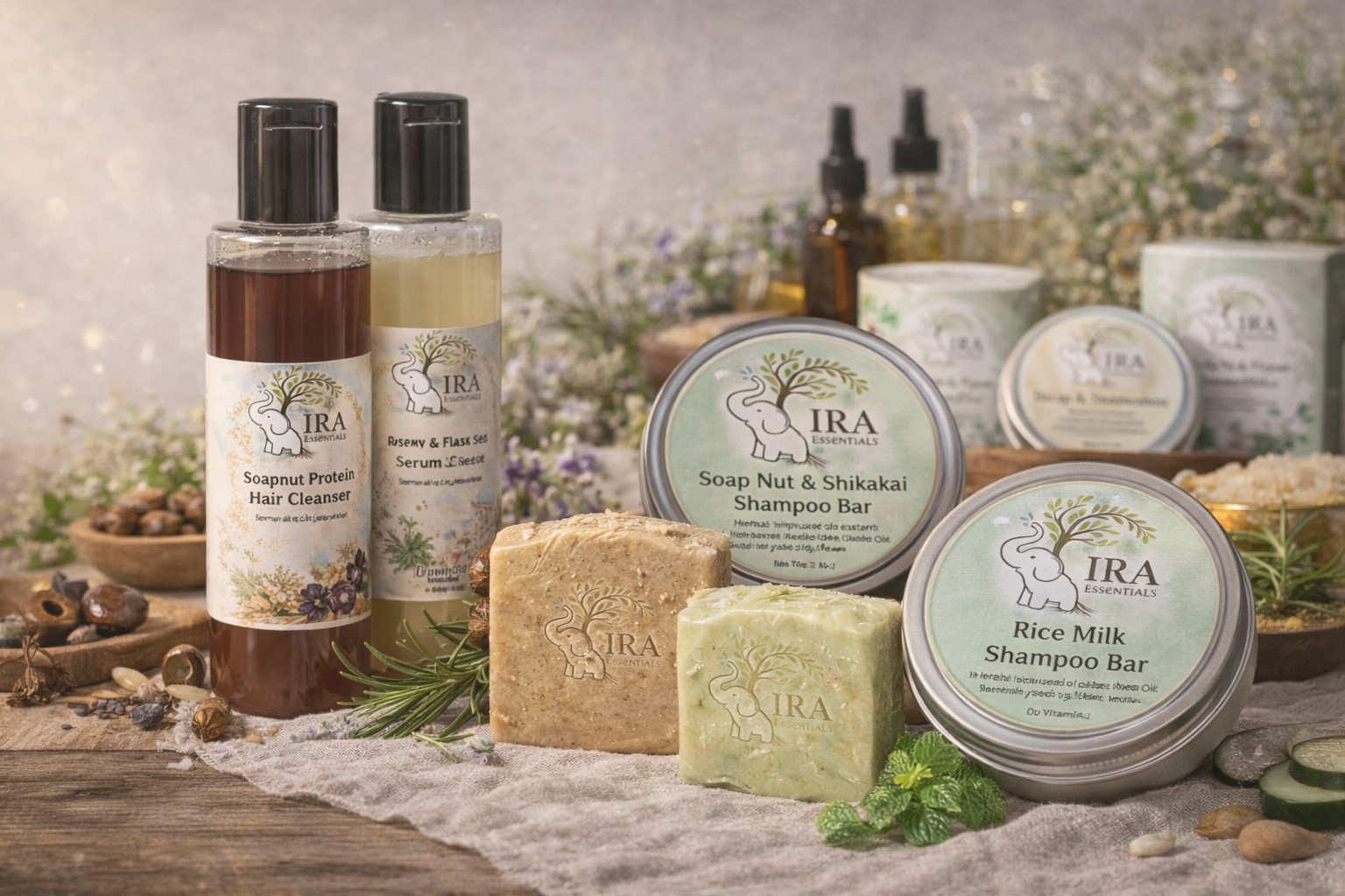 Serum Hair Cleanser – Rosemary & Flax Seed