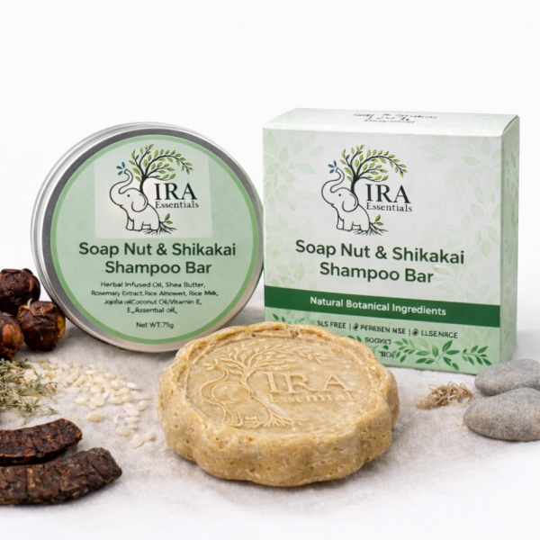 Soap Nut & Shikakai Shampoo Bar